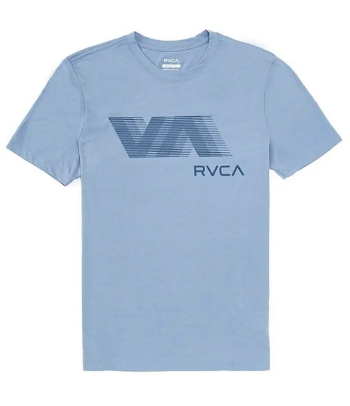 Rvca Va Blur Tee - Blue Tack sold by Sun Diego Boardshops