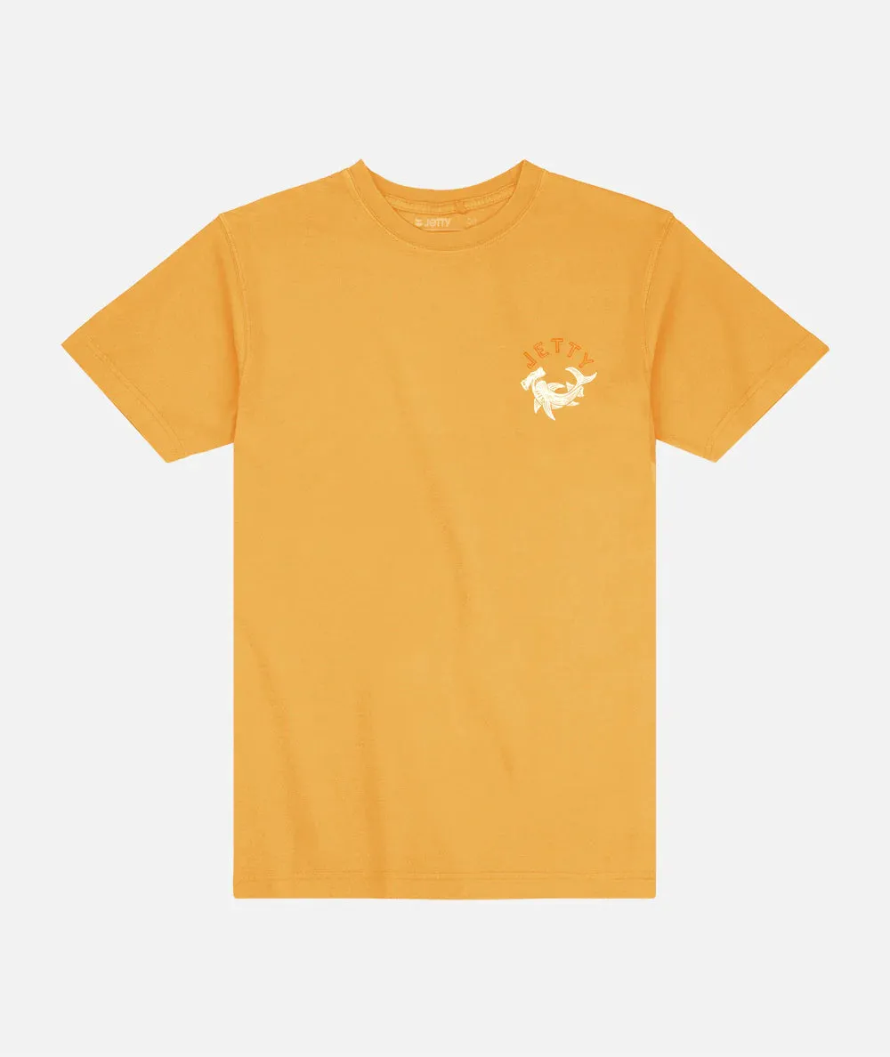 Jetty Hammered Tee - Mustard sold by Sun Diego Boardshops product image thumbnail 2