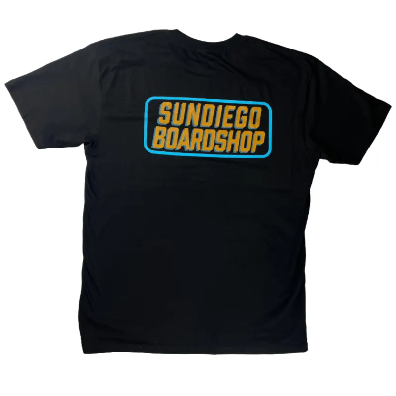 SunDiego SD BOARDSHOP T-Shirt - Black made by Sun Diego Boardshops