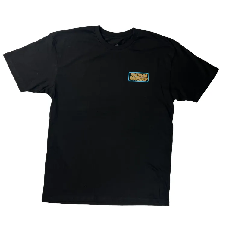SunDiego SD BOARDSHOP T-Shirt - Black sold by Sun Diego Boardshops product image thumbnail 3