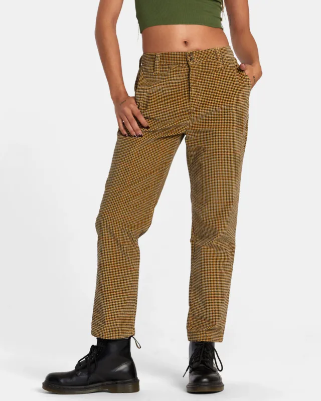 RVCA Weekend Cord Corduroy Pants - Tan sold by Sun Diego Boardshops