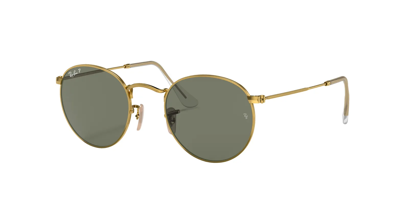 Ray Ban ROUND METAL - GOLD/CLEAR GRADIENT BROWN sold by Sun Diego Boardshops