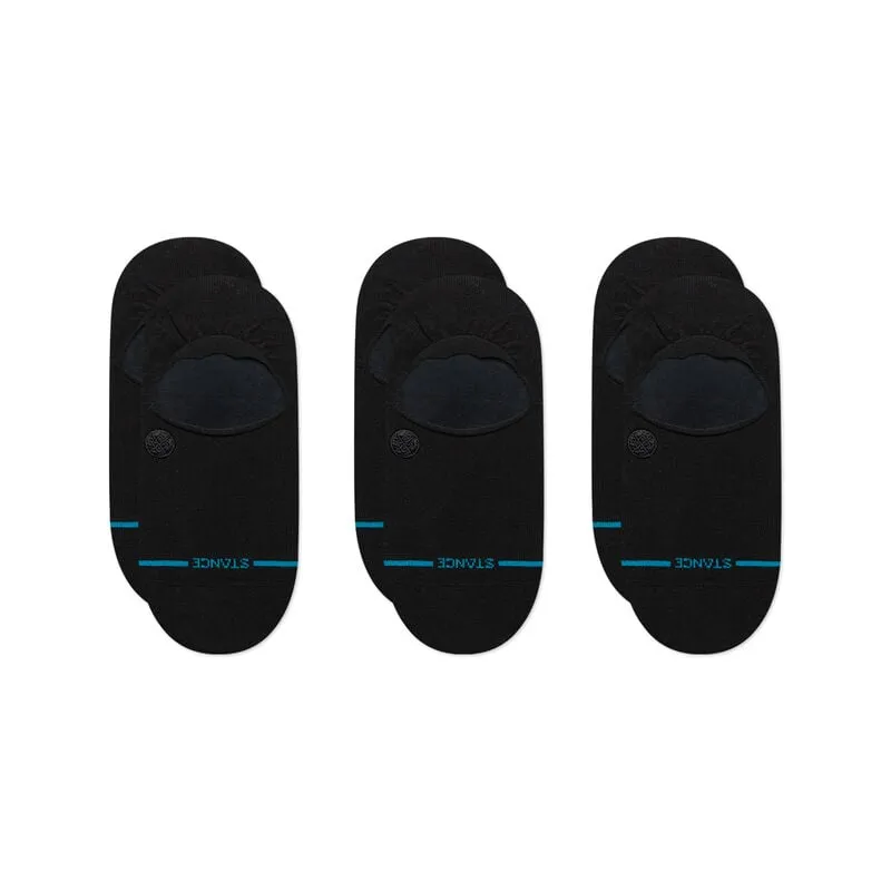 Stance Icon No Show Socks 3 Pack - BLACK sold by Sun Diego Boardshops