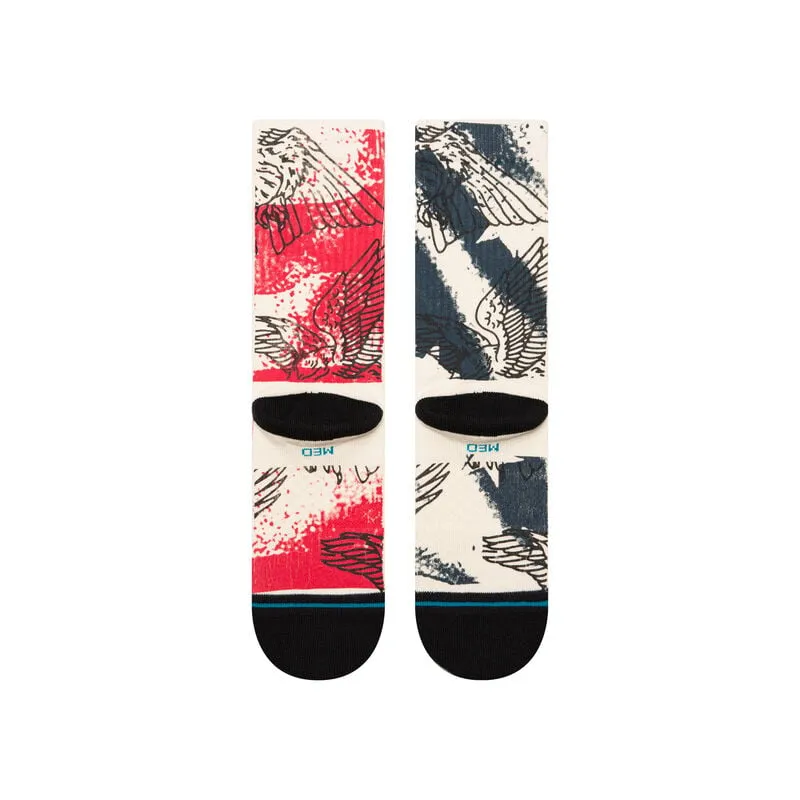 Stance COTTON CREW SOCKS - RED sold by Sun Diego Boardshops product image thumbnail 3