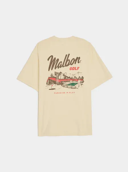 Tシャツ・カットソー Malbon Golf Paradise T-Shirt ORANGE MAN M4221PTS40ORG M-8916-ORANGE_4.webp?v=1729712218
