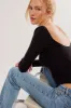 Free People Long Run Layering Top - Black sold by Sun Diego Boardshops