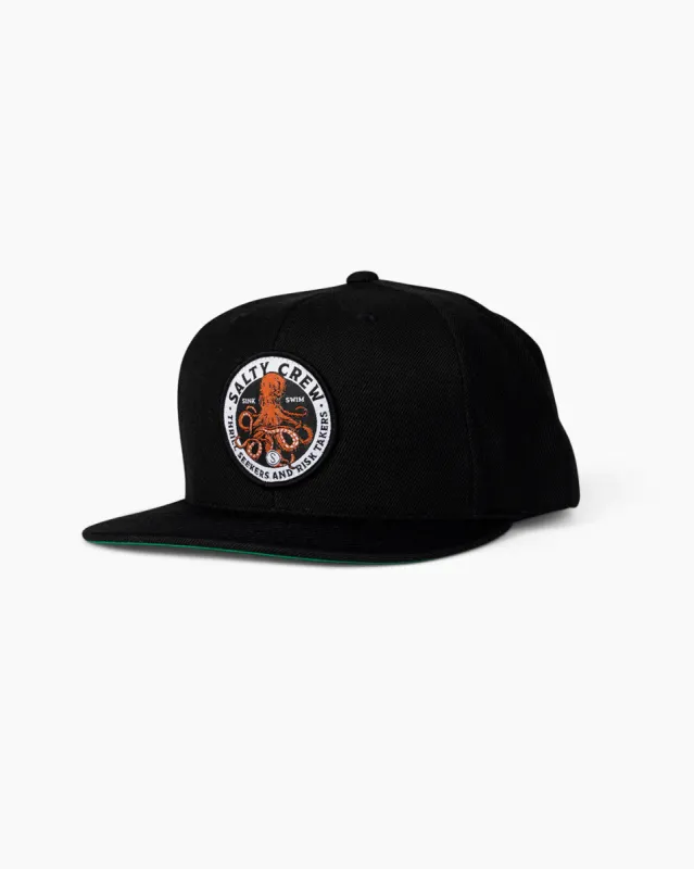 Salty Crew Deep Reach Trucker - Black sold by Sun Diego Boardshops