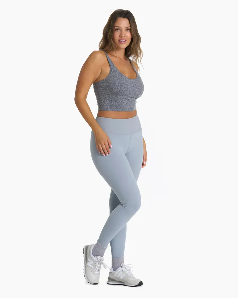 Vuori Halo Performance Crop - Heather Grey sold by Sun Diego Boardshops product image thumbnail 2