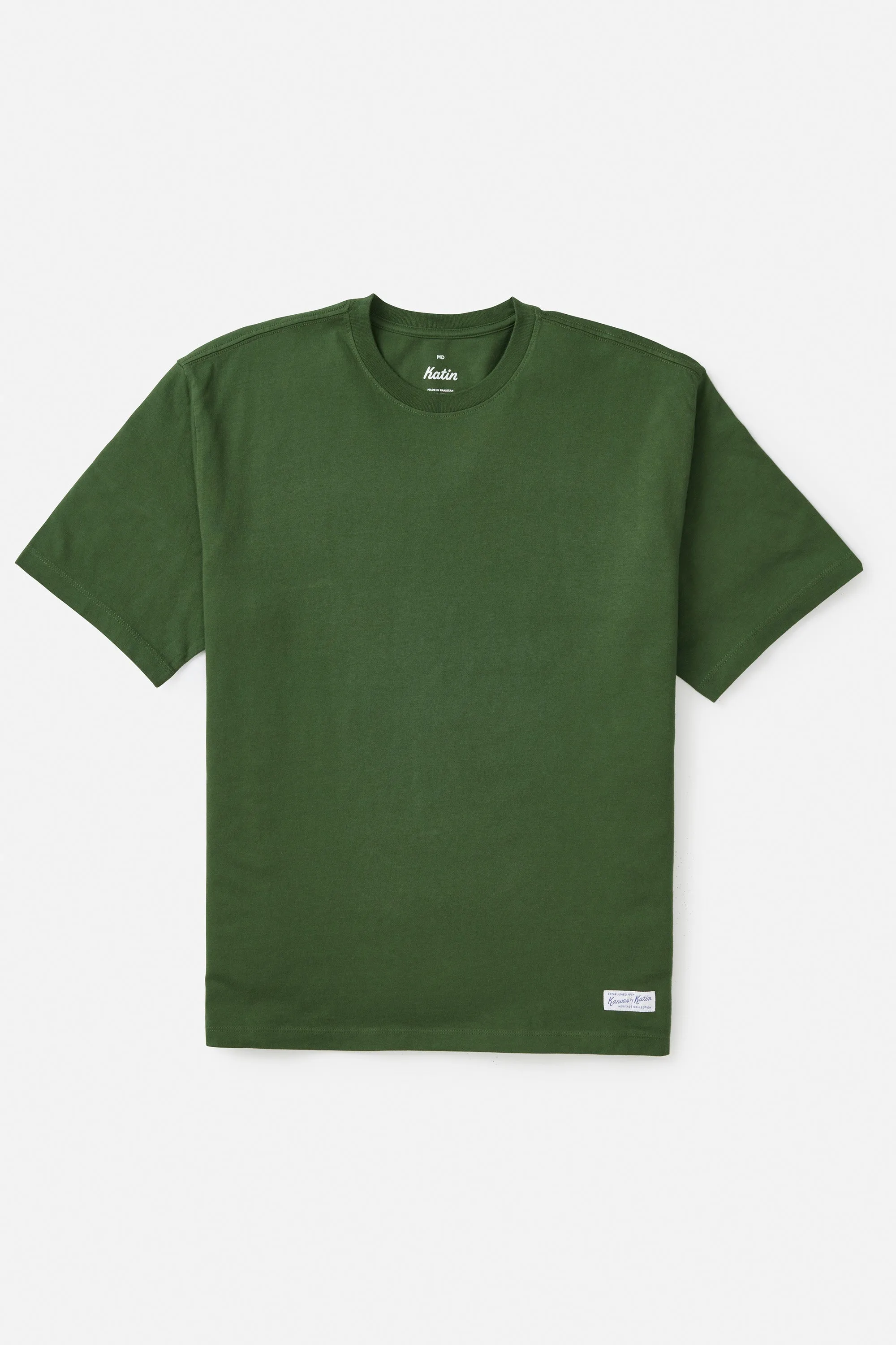 Katin Box Fit Heritage Tee - FOREST sold by Sun Diego Boardshops