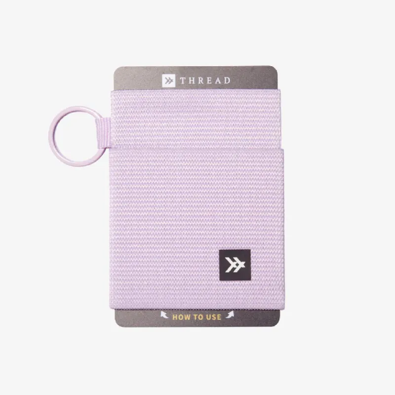 Thread lavender elastic wallet - Lavender made by Sun Diego Boardshops