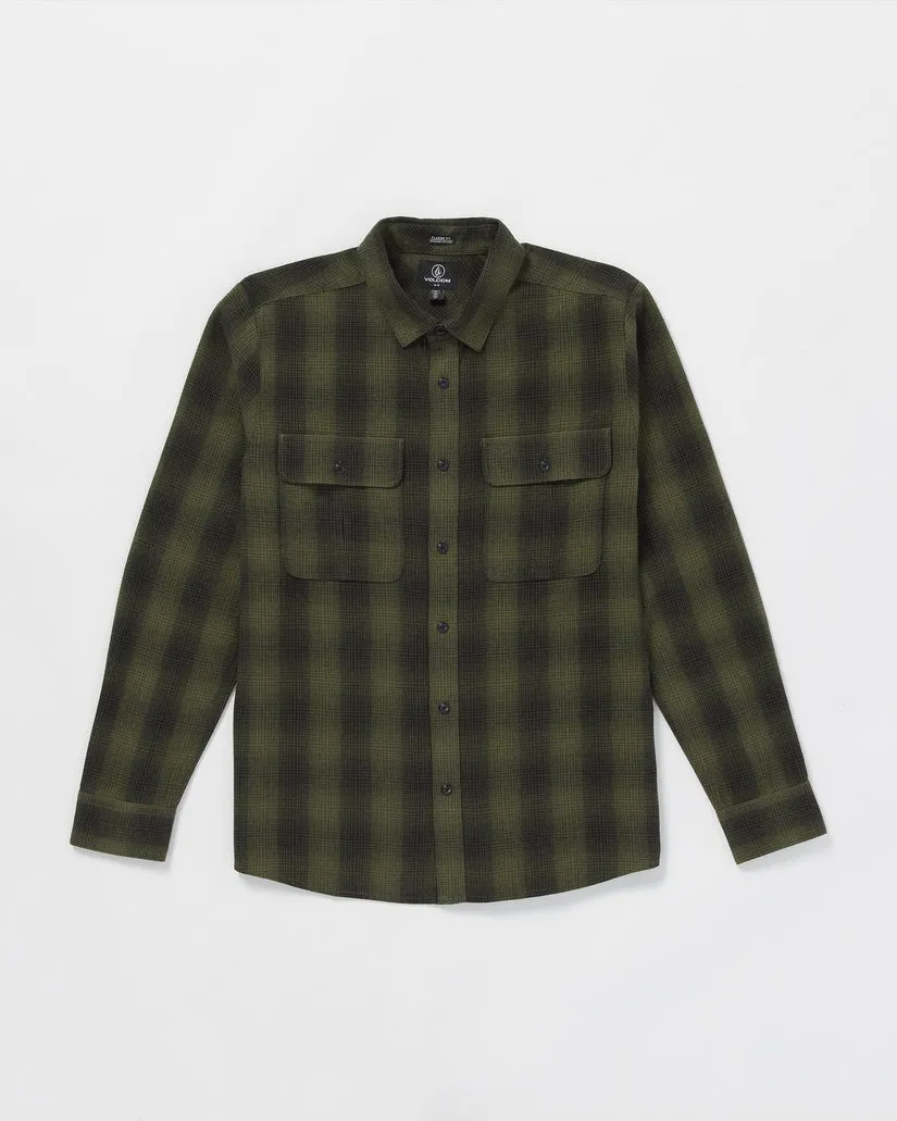 Volcom Shadowstone Flannel Long Sleeve Shirt - WINTER MOSS sold by Sun Diego Boardshops product image thumbnail 2