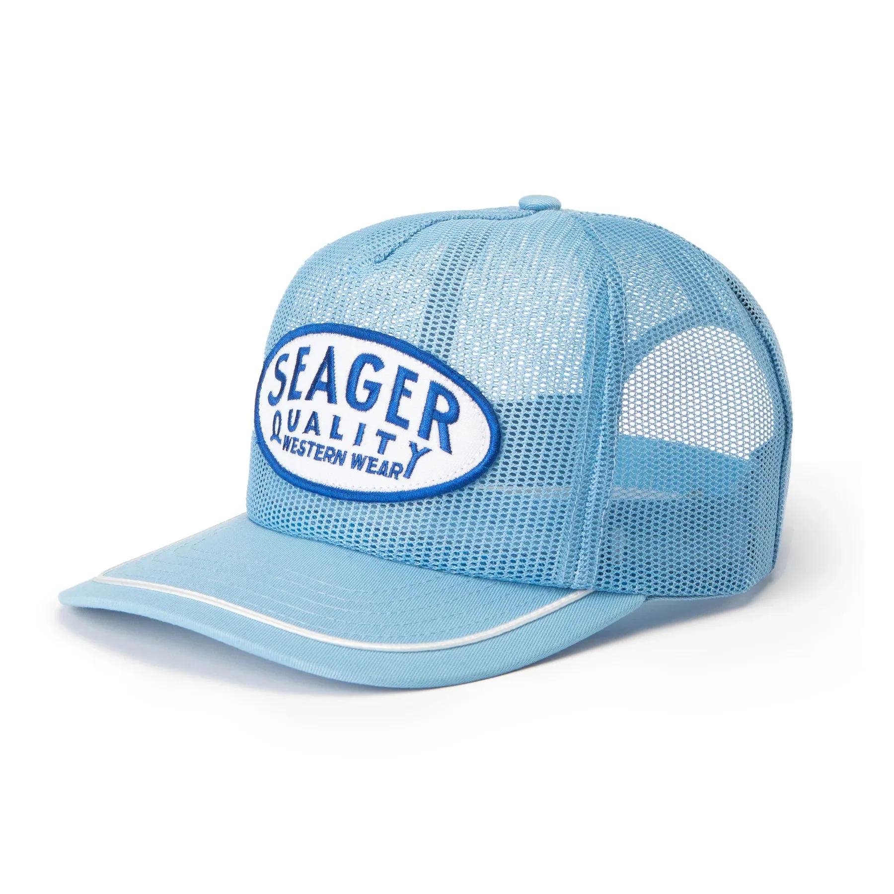 SEAGER OLD TOWN ALL MESH SNAPBACK - LIGHT BLUE sold by Sun Diego Boardshops product image thumbnail 2