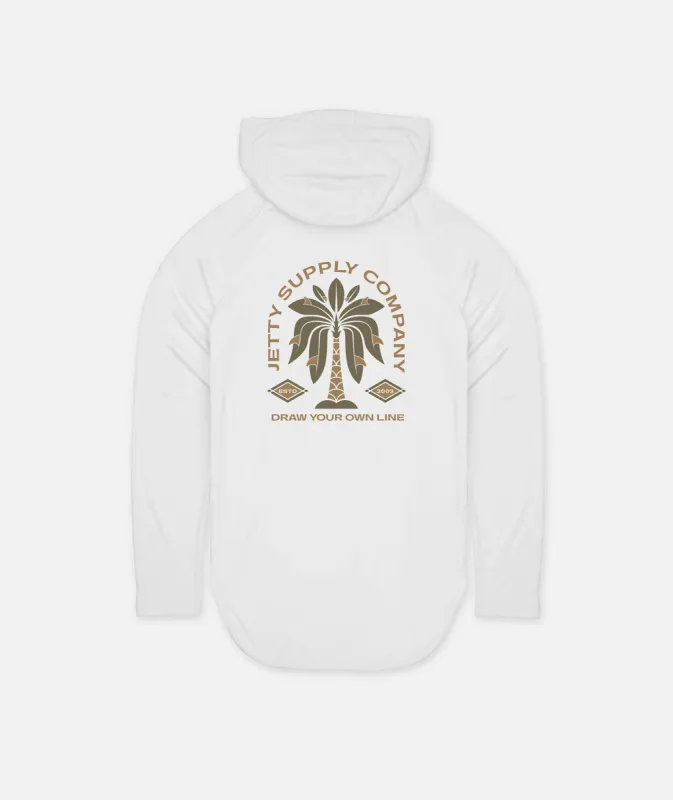 Fins UV Hoodie - White sold by Sun Diego Boardshops