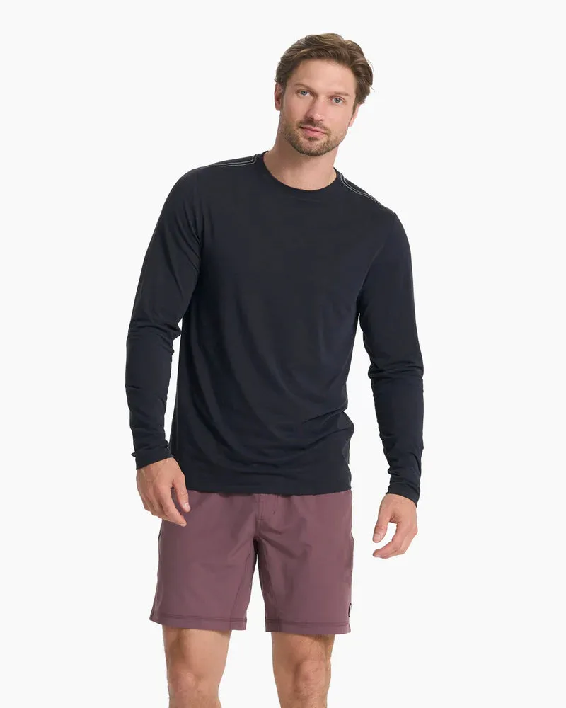 Vuori Long Sleeve Current Tech Tee - Black sold by Sun Diego Boardshops product image thumbnail 2