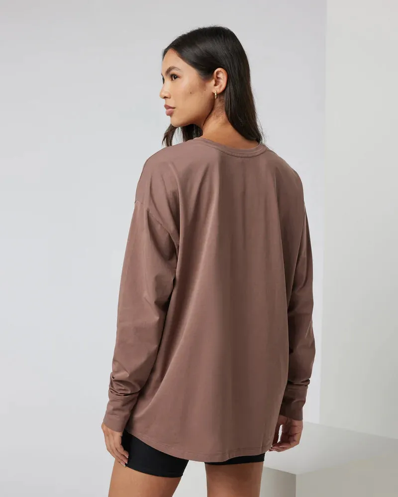 VUORI Long-Sleeve Feather Tee - CLOVE sold by Sun Diego Boardshops product image thumbnail 3