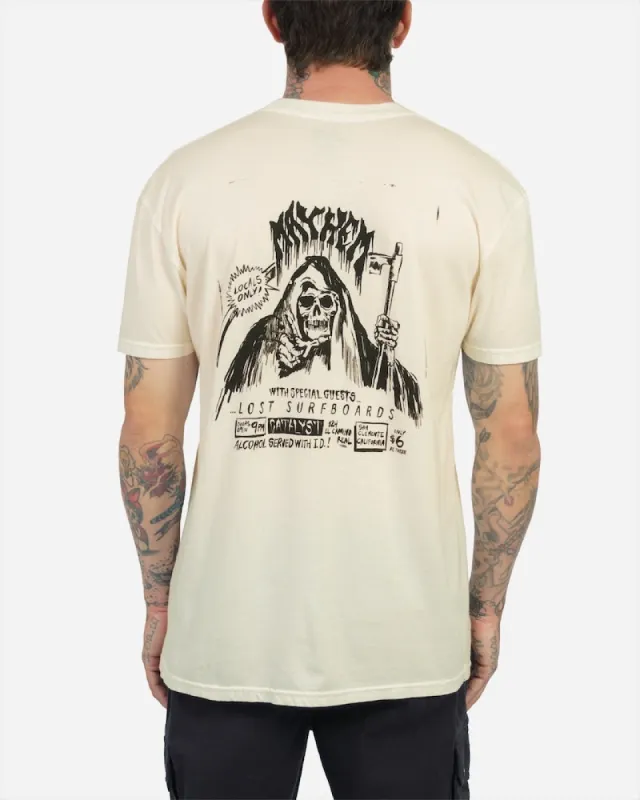 Lost Flyer Vintage Dye Tee - Vintage White sold by Sun Diego Boardshops