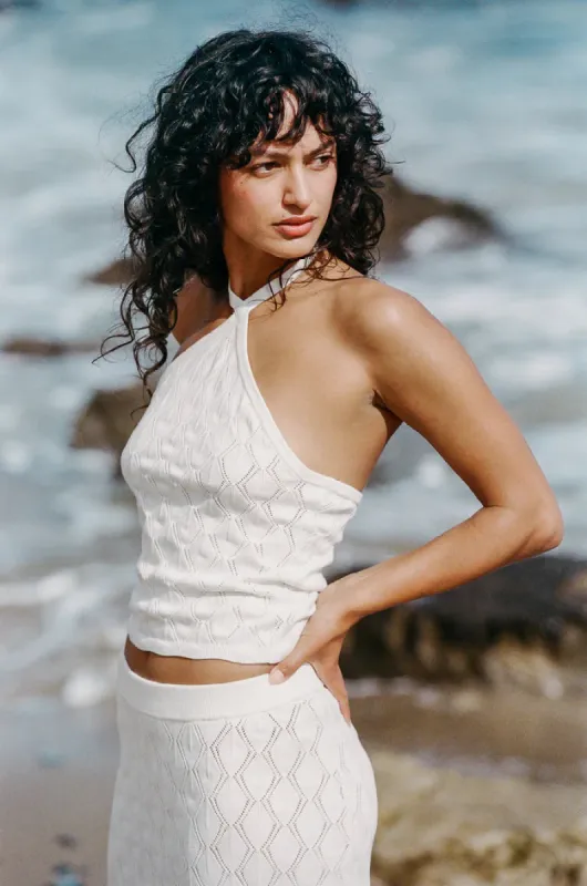 Rhythm Daisy Knit Top - IVORY sold by Sun Diego Boardshops