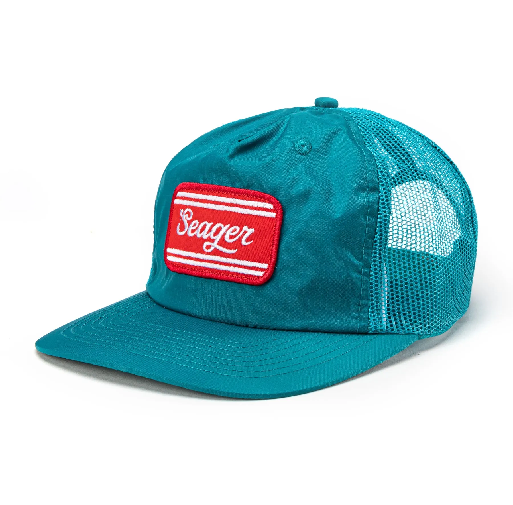 SEAGER WHITEWATER NYLON MESH SNAPBACK - ALPINE BLUE sold by Sun Diego Boardshops product image thumbnail 2