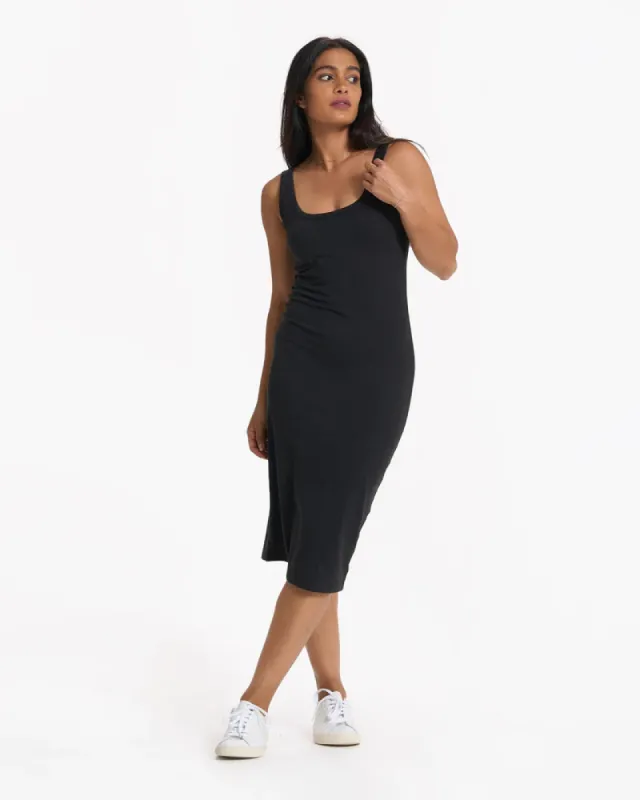 Vuori Halo Essential Dress - Black Heather sold by Sun Diego Boardshops