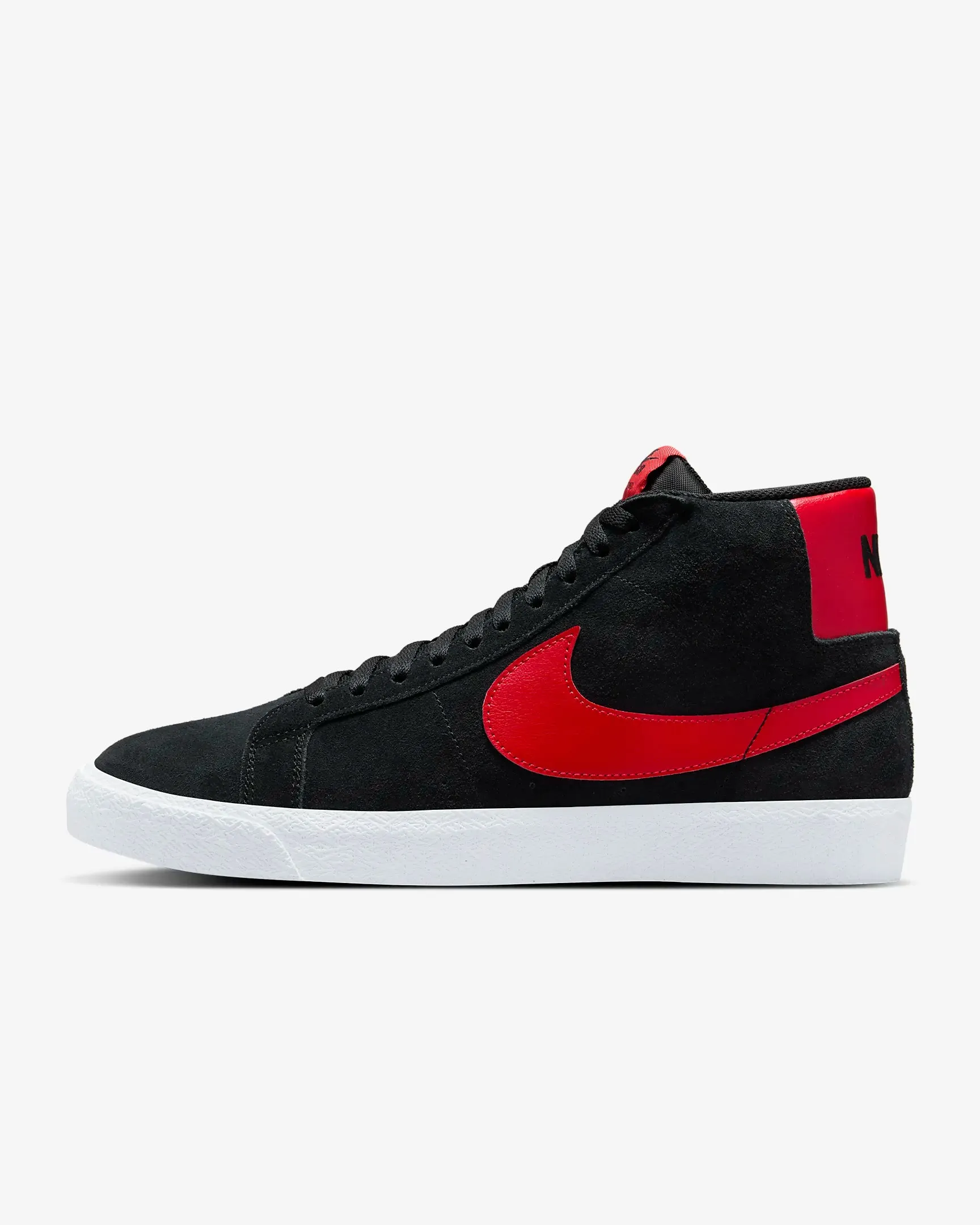 Nike SB Zoom Blazer MidSkate Shoes - BLACK/UNIVERSITY RED sold by Sun Diego Boardshops product image thumbnail 5