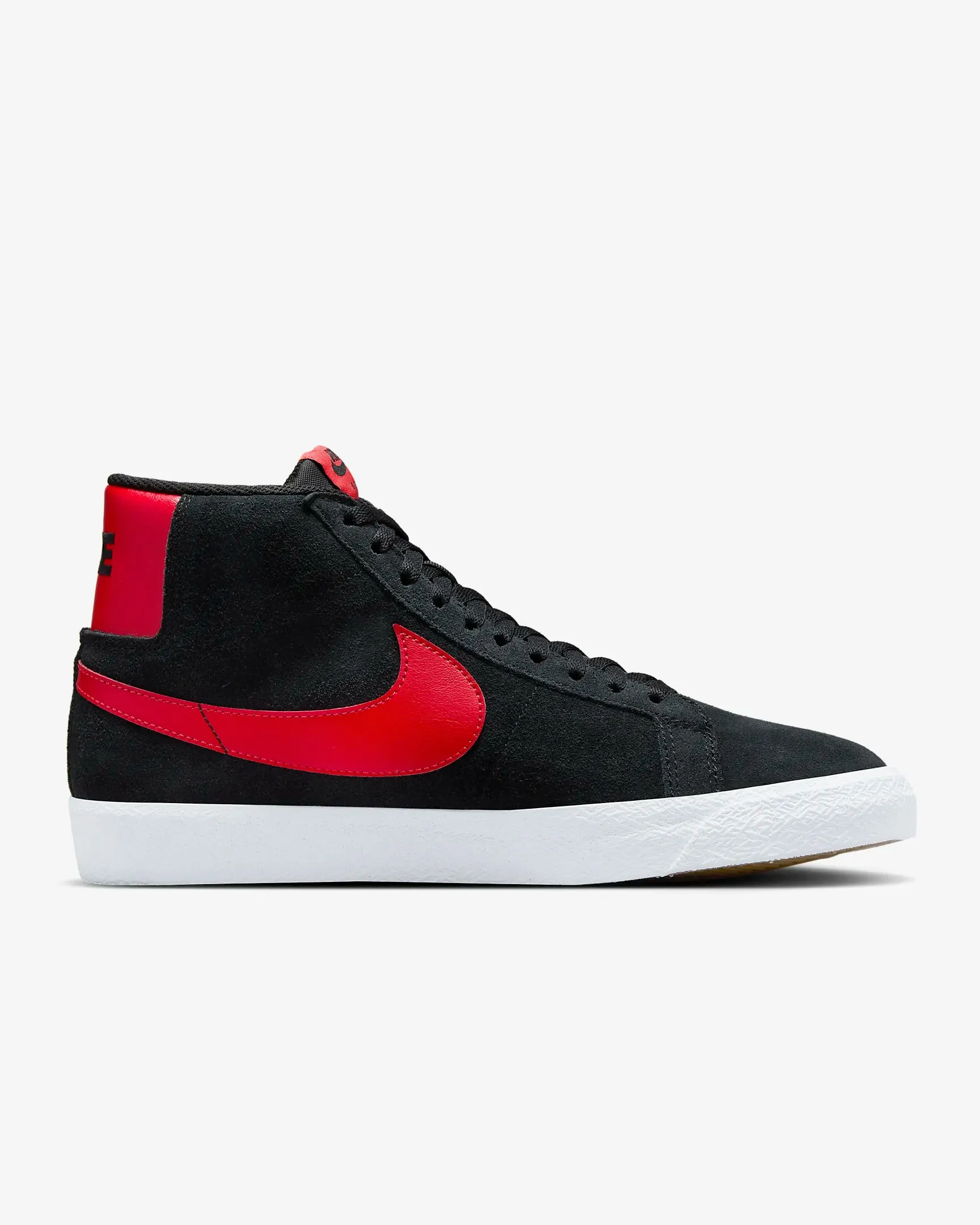 Nike SB Zoom Blazer MidSkate Shoes - BLACK/UNIVERSITY RED sold by Sun Diego Boardshops