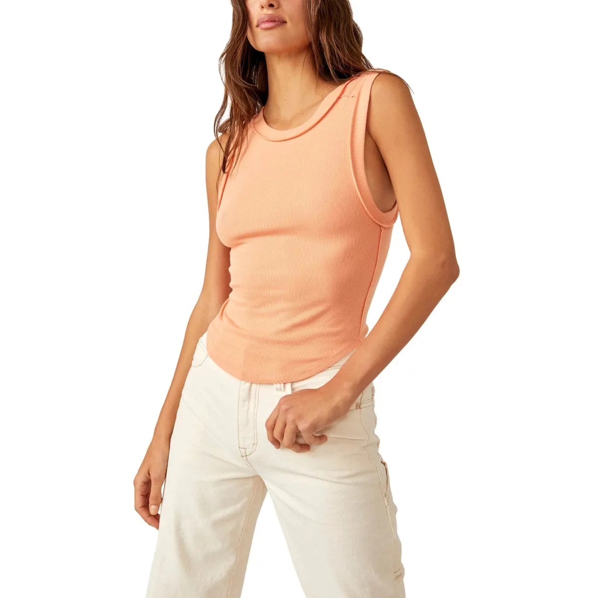 Free People We The Free Kate Tee - Grapefruit Seltzer sold by Sun Diego Boardshops