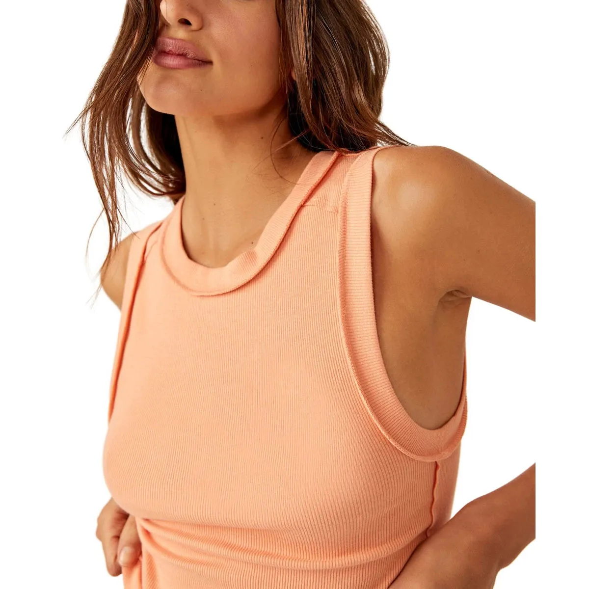 Free People We The Free Kate Tee - Grapefruit Seltzer sold by Sun Diego Boardshops product image thumbnail 3