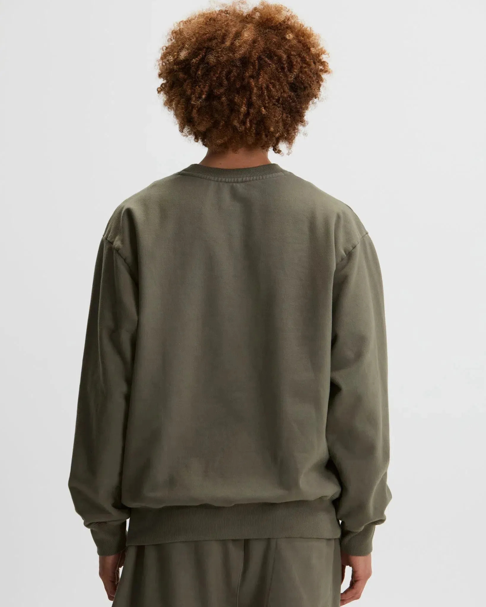 Tenore Logo Fleece Crewneck - OLIVE sold by Sun Diego Boardshops product image thumbnail 2