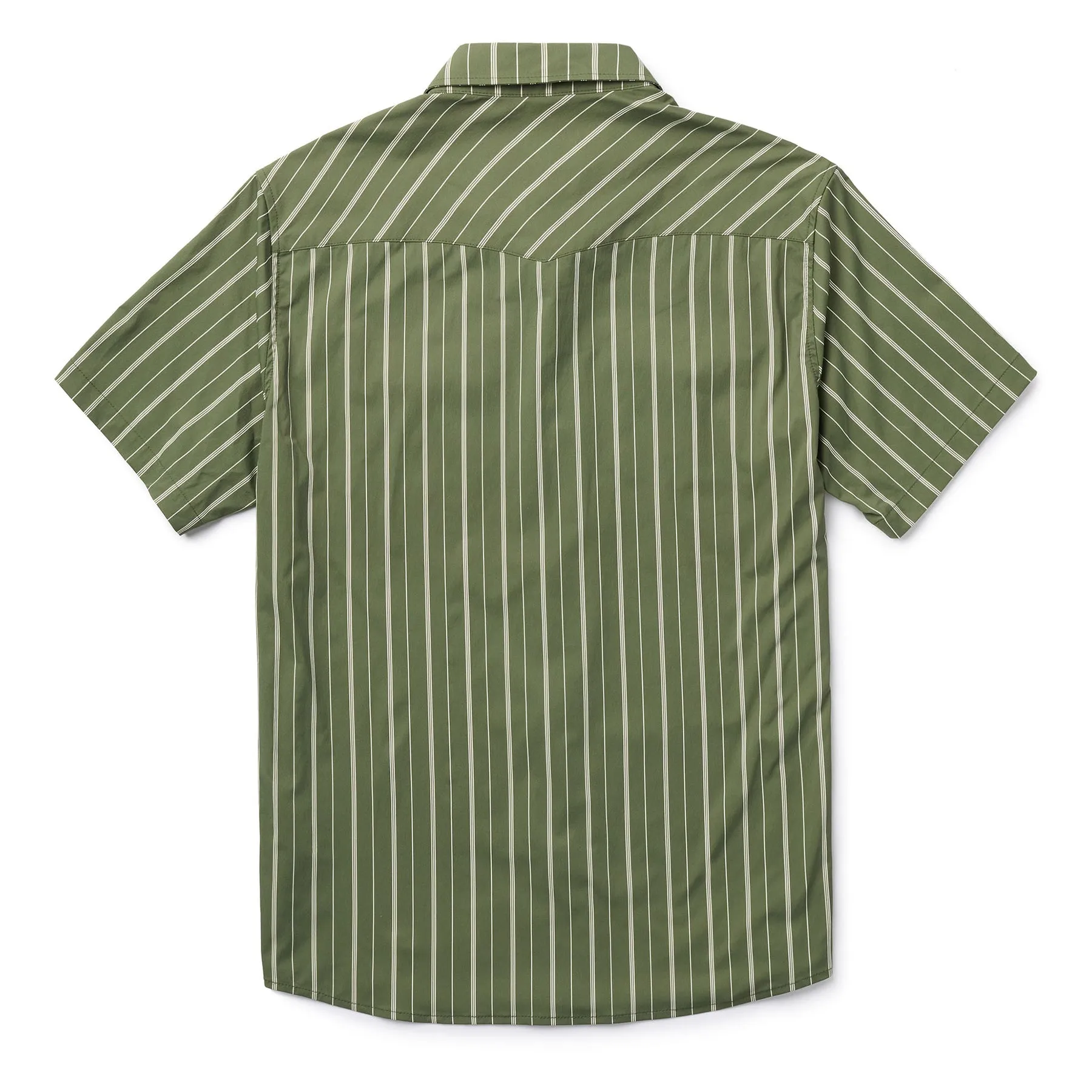 SEAGER EL RANCHERO S/S SHIRT - OLIVE WHITE sold by Sun Diego Boardshops product image thumbnail 3