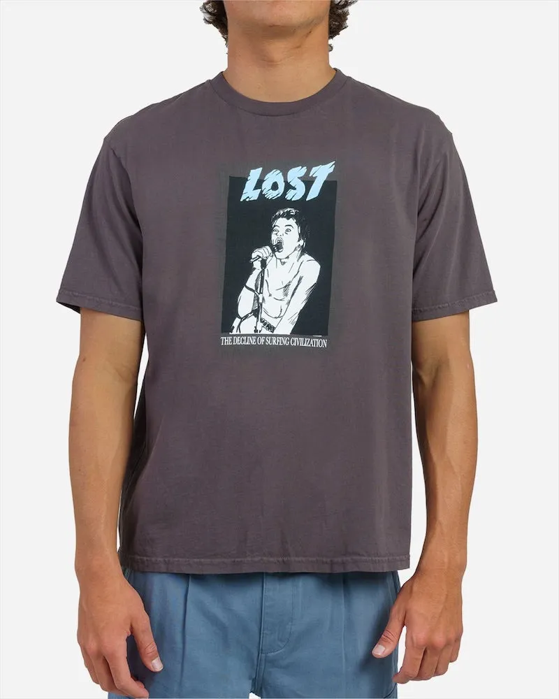 Lost Decline Boxy Tee - Vintage Black sold by Sun Diego Boardshops