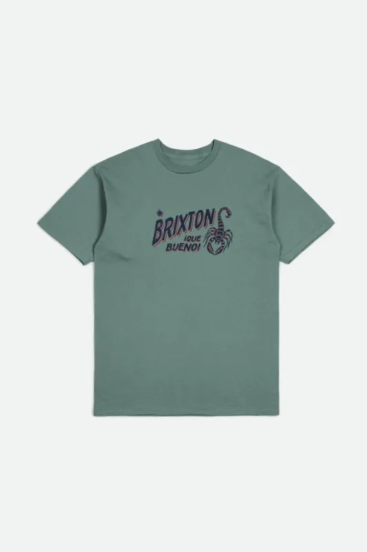 Brixton Vinton Ss Standard Tee - Chinoisgreen made by Brixton