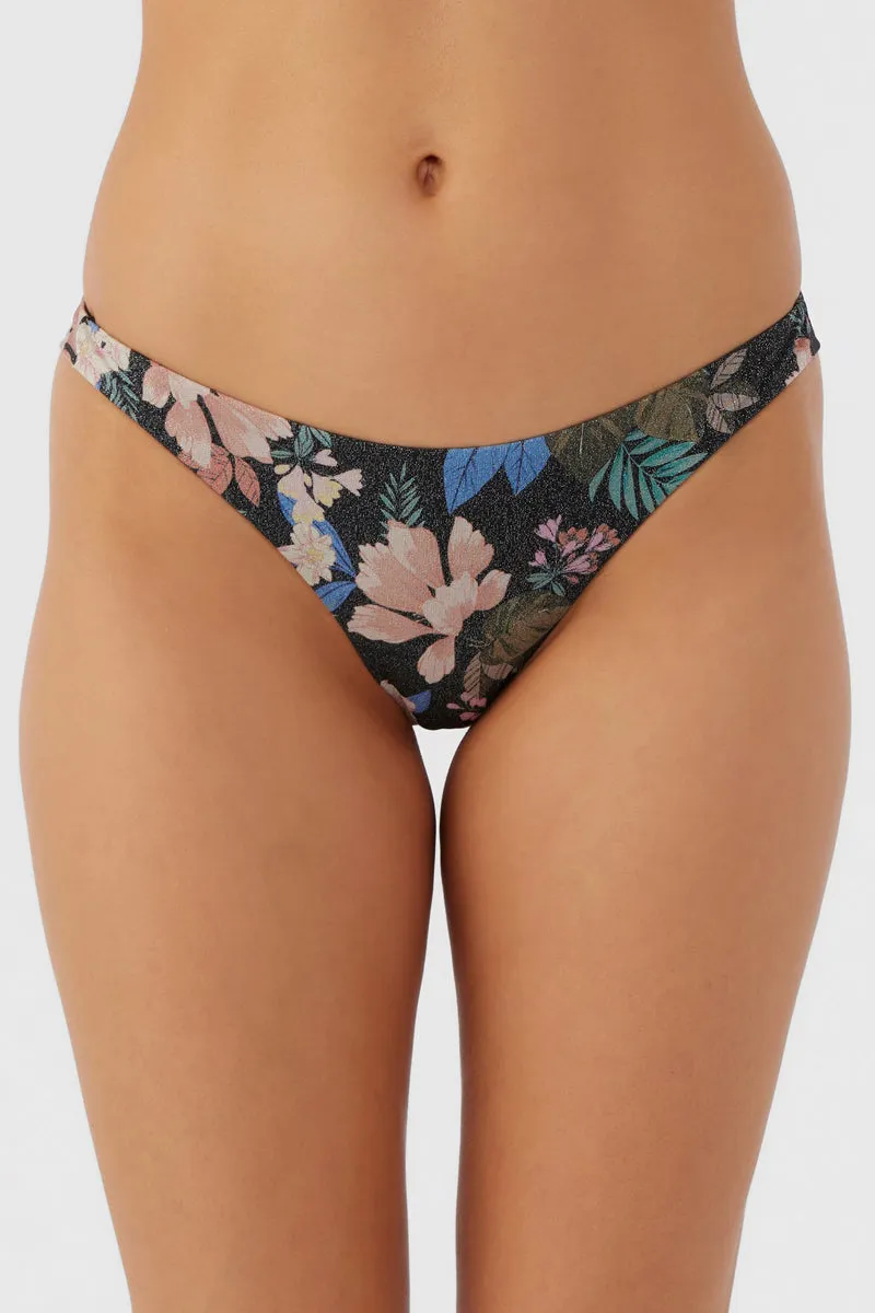 O'Neill Matira Tropical Hermosa Skimpy Bottoms - Black sold by Sun Diego Boardshops product image thumbnail 3