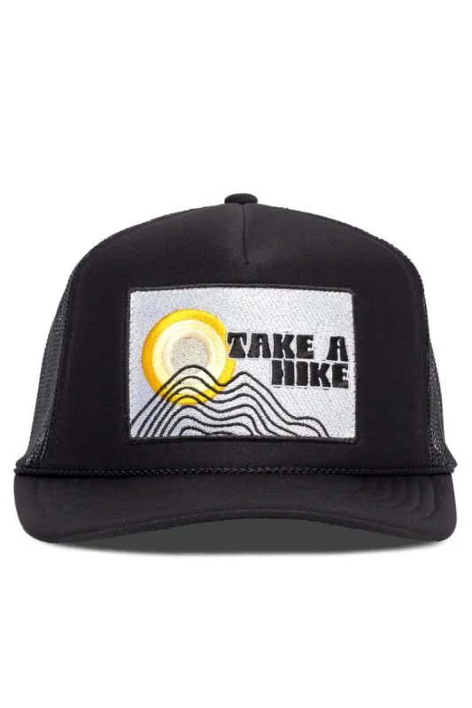 That Friday Feeling Take A Hike Sun Trucker Hat - BLACK sold by Sun Diego Boardshops