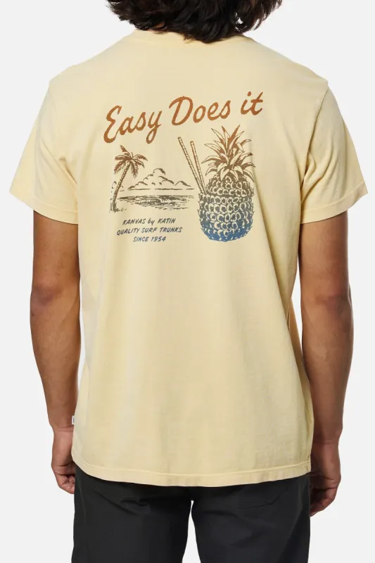 KATIN Piña Tee - SUN YELLOW SAND WASH sold by Sun Diego Boardshops
