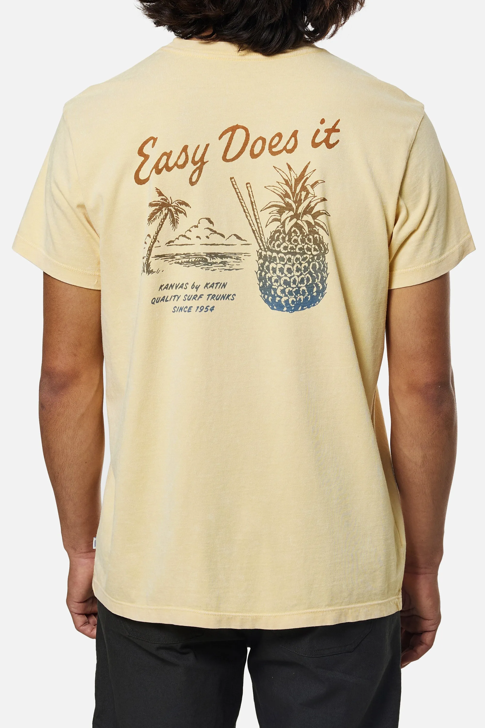 KATIN Piña Tee - SUN YELLOW SAND WASH sold by Sun Diego Boardshops