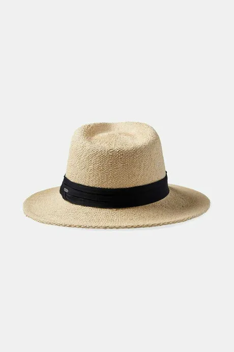 Brixton SOL STRAW FEDORA - NATURAL/BLACK sold by Sun Diego Boardshops product image thumbnail 3
