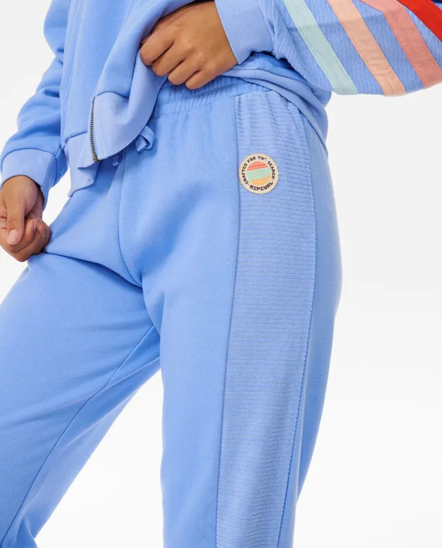 Rip Curl Trails Track Pants - Mid Blue sold by Sun Diego Boardshops