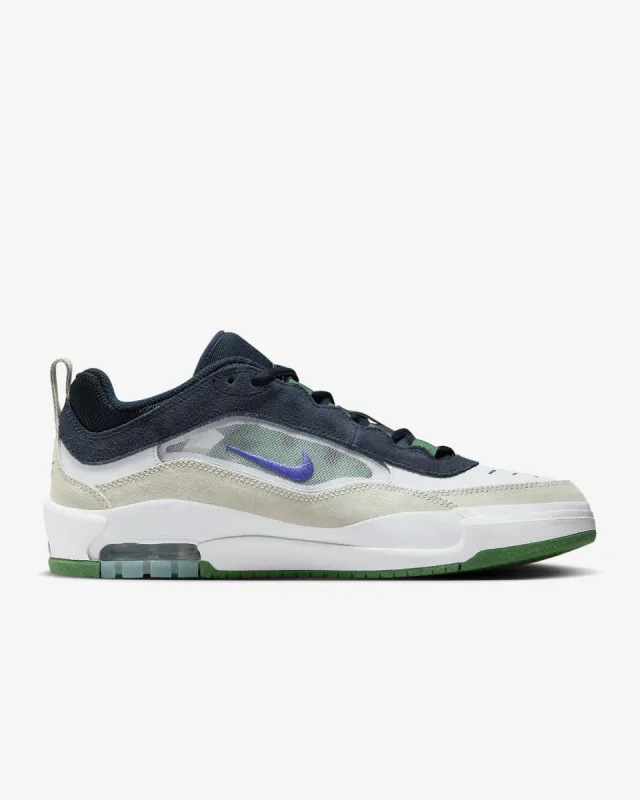 Nike Air Max Ishod Men's Shoes - 101 WHITE/PERSIAN VIOLET/OBSIDIAN/PINE GREEN/SUMMIT WHITE sold by Sun Diego Boardshops