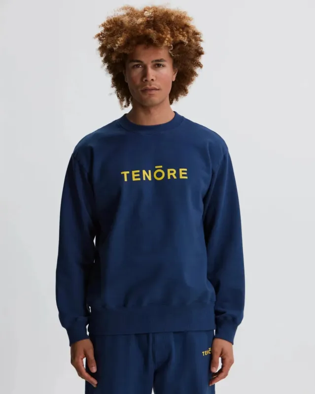 Tenore Logo Fleece Crewneck - OCEAN sold by Sun Diego Boardshops