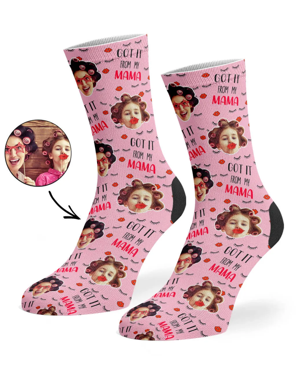 Got It From My Mama Socks sold by Super Socks product image thumbnail 3