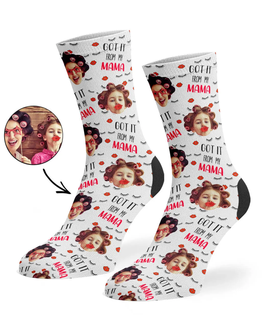 Got It From My Mama Socks sold by Super Socks product image thumbnail 2