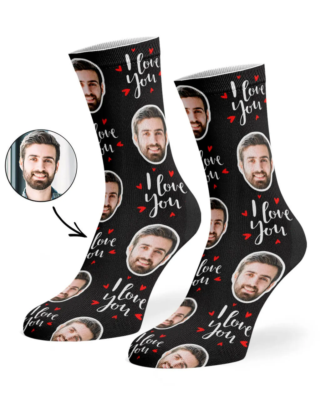 I Love You Socks sold by Super Socks product image thumbnail 5