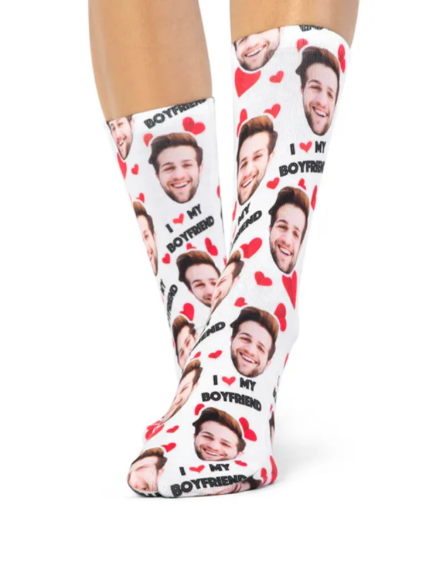I Love My Boyfriend Socks sold by Super Socks