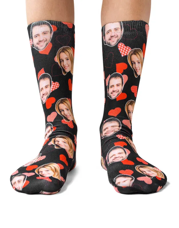 Retro Hearts Socks sold by Super Socks