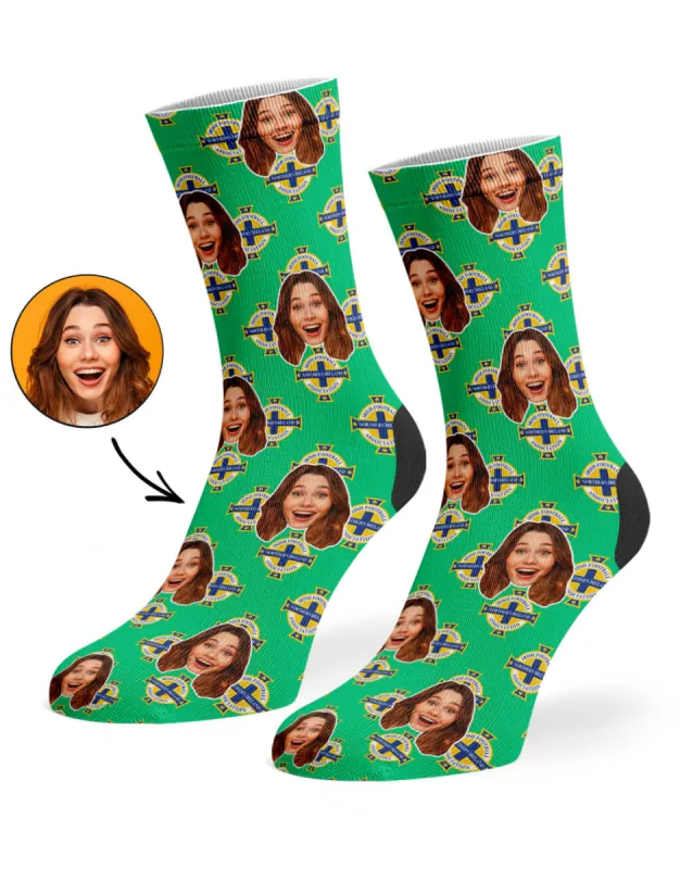 Northern Ireland Crest Pattern Socks sold by Super Socks