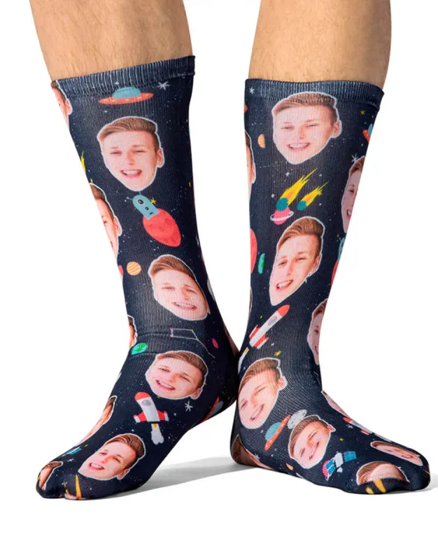 Face Space Socks sold by Super Socks