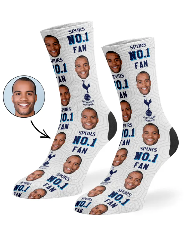 Spurs Number 1 Fan Socks sold by Super Socks