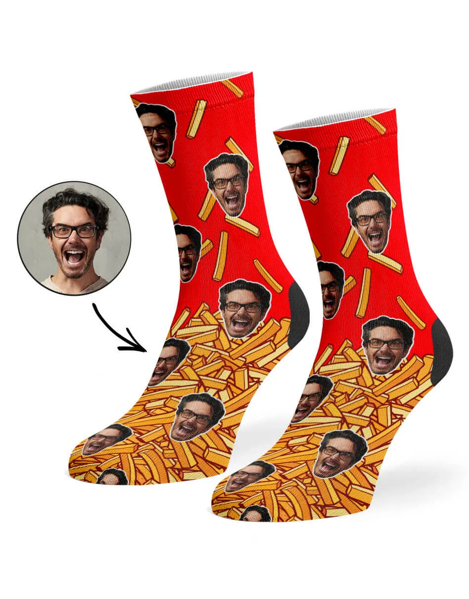 McFries Face Socks sold by Super Socks product image thumbnail 2