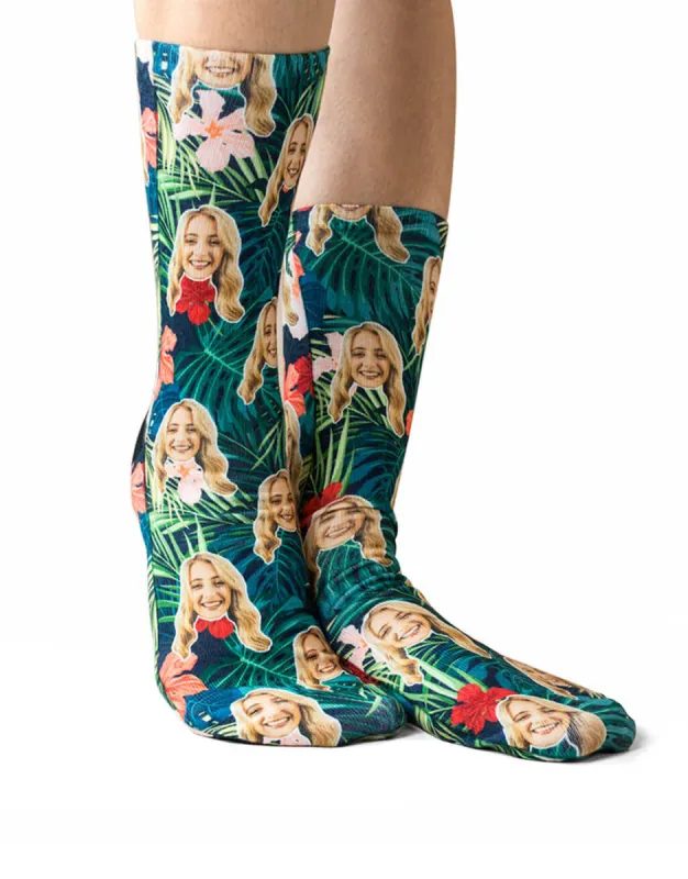 Tropical Face Socks sold by Super Socks