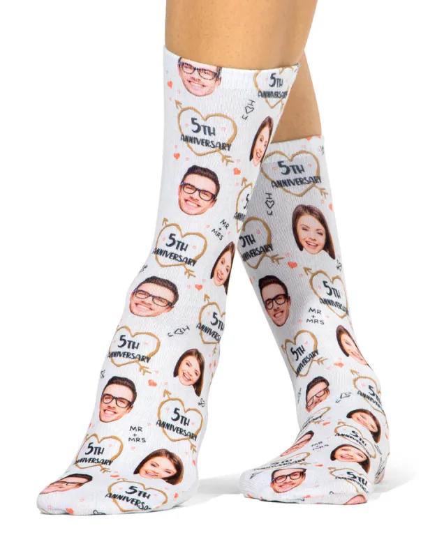 5th Anniversary Socks sold by Super Socks